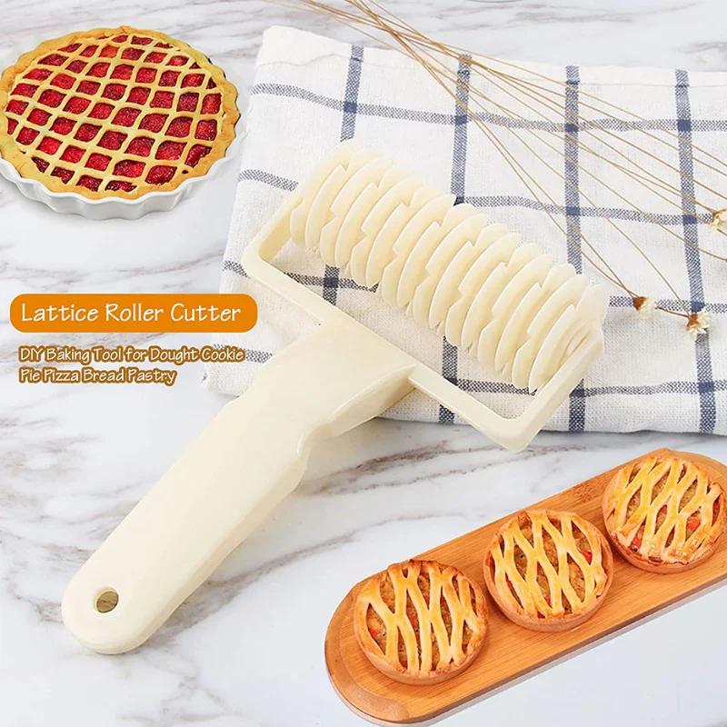 Cookie Pie Pizza Brot Gebäck Kruste Roller Cutter Backwerkzeuge Backformen Pizza Gebäckschneider Kuchen Bastelmaschine Backzubehör