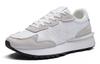Men's Sneakers Kappa Breathable Low top Running Shoes Unisex Classic White