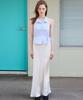 Michikoleondeonkosino Seersucker Striped Halterneck Top Blue