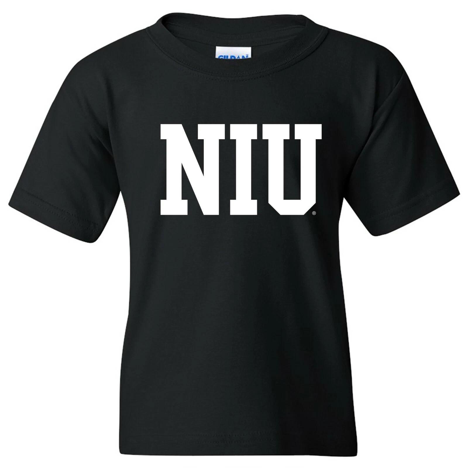 Northern Illinois Huskies Basic Block Youth T-Shirt - White 2XL