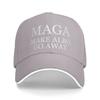 MAGA Make Albo Go Away  Outfit Unisex Women Baseball Caps  Trucker Hat Retro Outdoor Headwear Adjustable Fit Snapback Cap