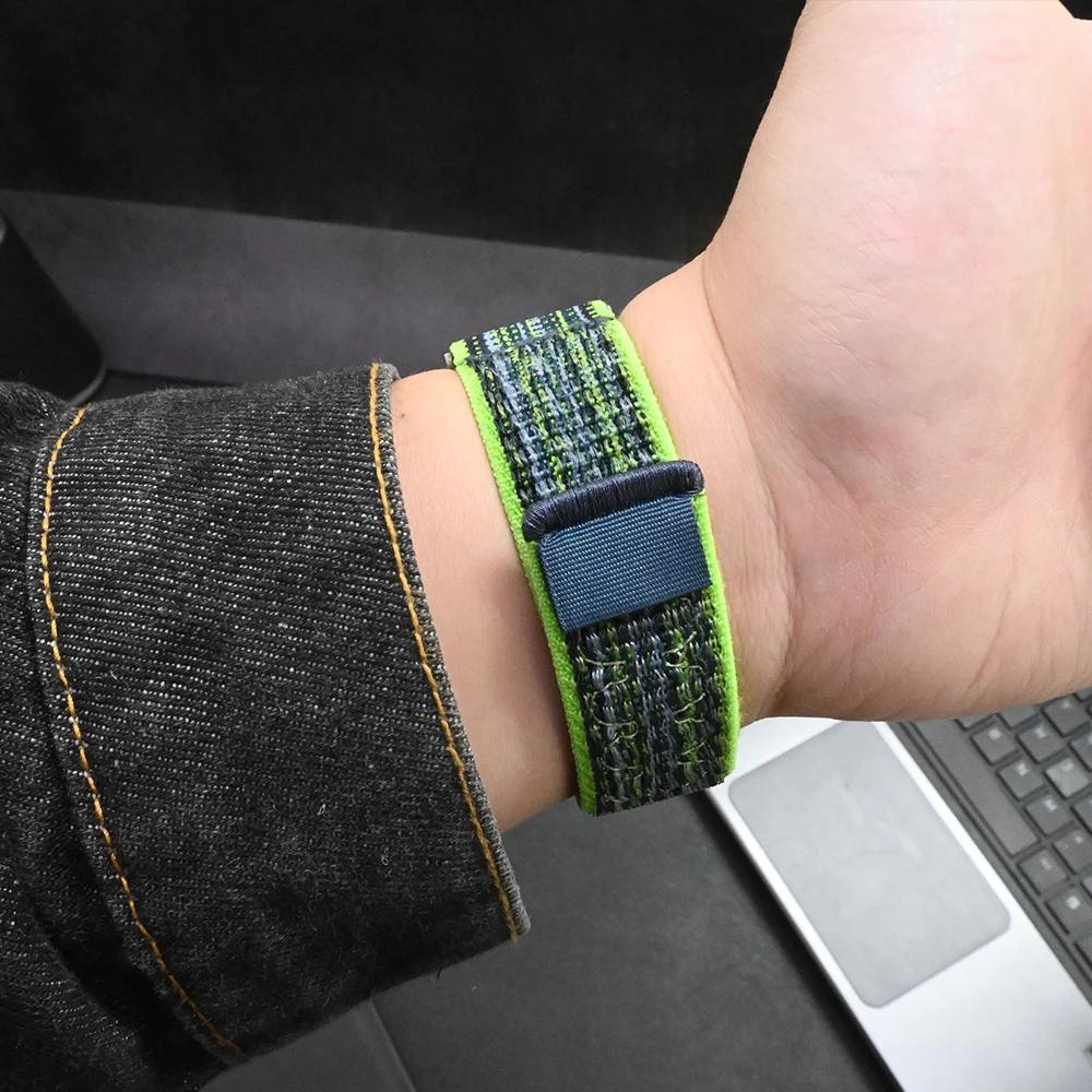 Sports Nylon Loop Band For Samsung Galaxy Watch Ultra 47mm Men WatchStrap For SAMSUNG GALAXY WATCH 7 ULTRA 47mm No Gaps Bracelet