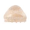 Hair Claw Triangle Hollow Design Back Head Hair Clip Anti-slip Teeth Strong Grip Shower Hair Clamp Versatile Use Hair Accessory