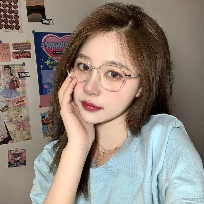 Blue Light Blocking Myopia Glasses Metal Frame for Men/Women Nearsighted Eyeglasses