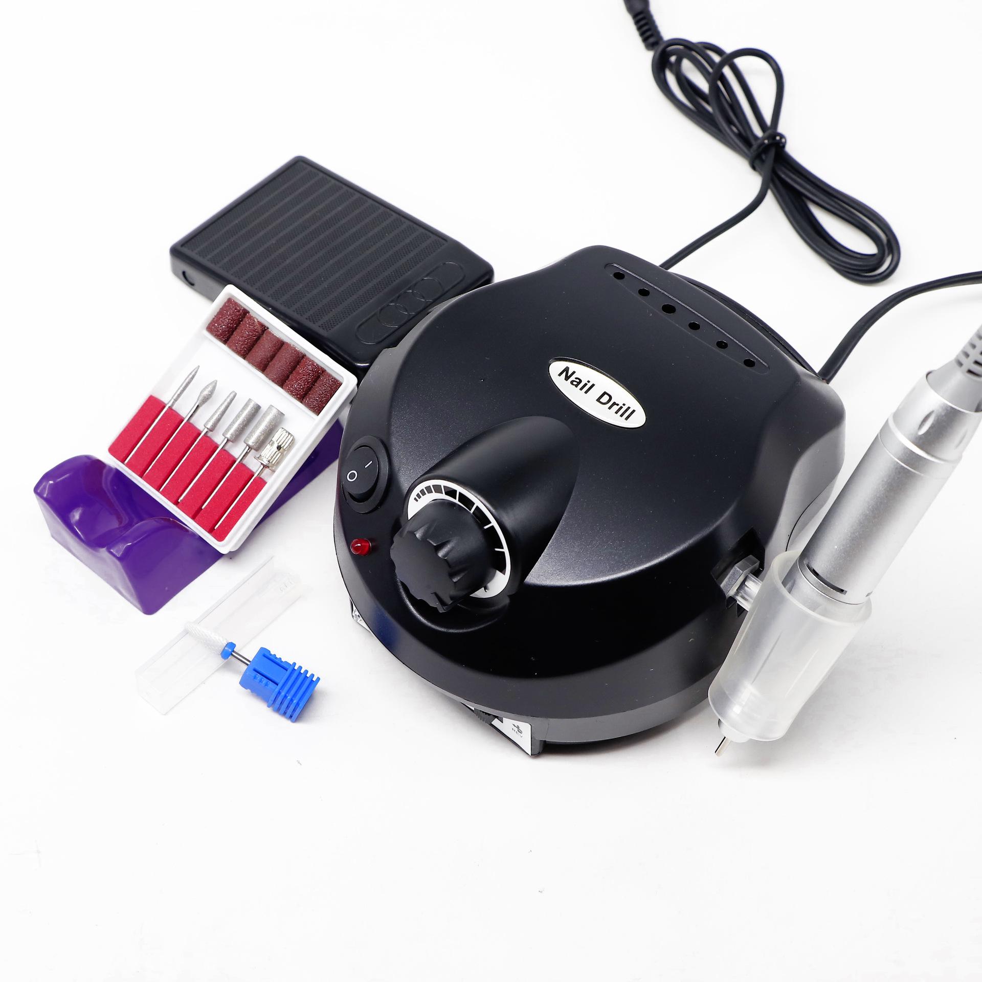 

High-Speed Quiet Nail Drill & Polish Remover, 35,000 RPM with Stepless Speed & High Concentricity EU - Electronic Transformer