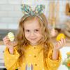 Cute Bunny Ear Easter Headband Non-Slip Rabbit Flower Hair Hoop Fashionable Girl Hair Accessories for Women