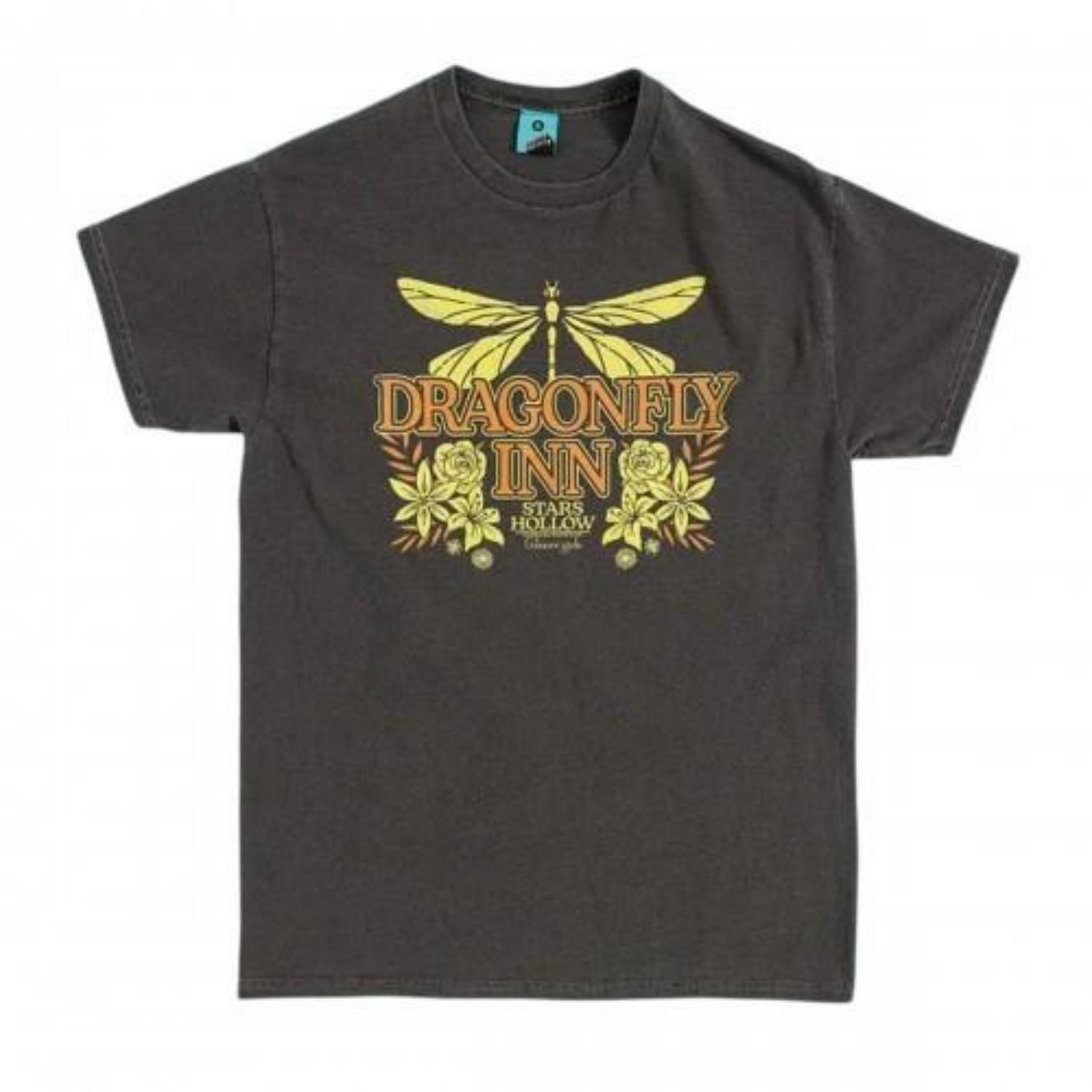 Gilmore Girls Unisex Adult Dragonfly Inn Vintage Washed T-Shirt XXXXL