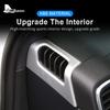 Chrome Abs Car Front Side AC Air Outlet Vent Trim Cover for Porsche Cayenne 2011-   Decor Interior Auto Accessories