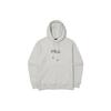 Fila Sweatshirts Unisex Beige Gray Hooded Moderate Regular FS2POE3109X-SGE
