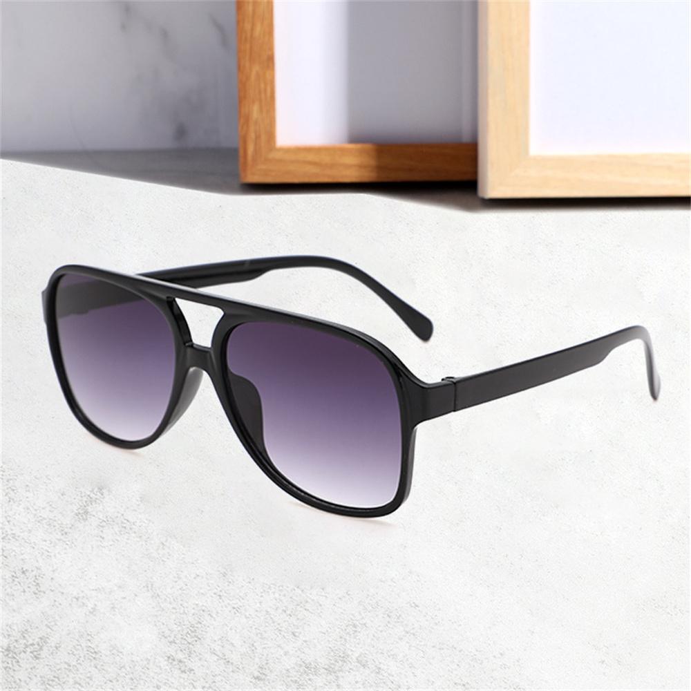 New Vintage Oversized Square Sunglasses Men Women Frame Double Beam Sun Glasses Candy Colors Outdoor Driving Sunshade Sunglasses