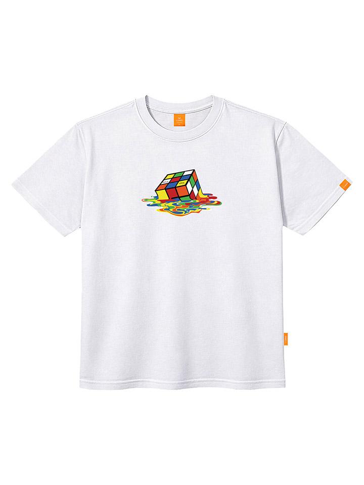 Ellamo Cube Play Short Sleeve T-Shirt Unisex Plus Size S~4Xl (B Type)