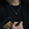 Fashion Chain Necklace Stylish Star Pendant Necklace Titanium Steel Material Star Neck Jewelry for Wedding Party Daily