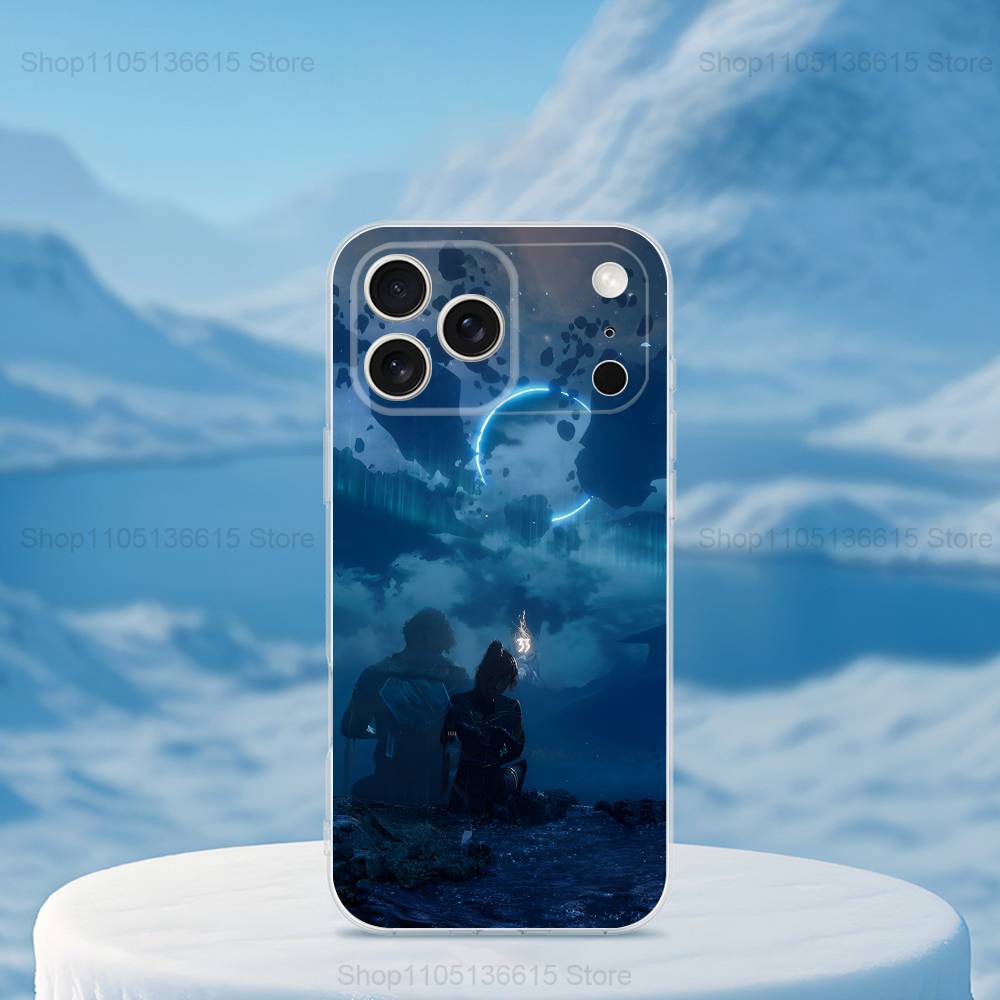 

C-clair Obscur Expedition-33 Phone Case For iPhone 16,15,14,13,12,11,17 Pro,Max,Plus,X,XS,XR,SE,Mini Transparent Soft Cover iPhone12PROMAX