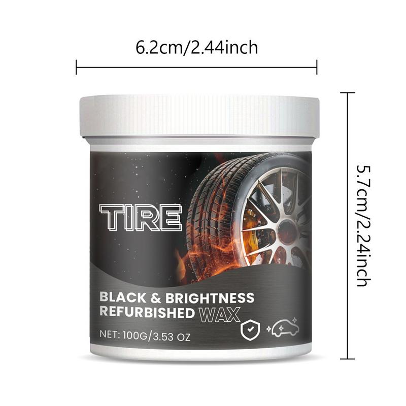 Tire Coating Cream Tire Shine Coating Cream For Auto Rust-Proof Formula Tire Retreader For SUVs Sedans RVs Small Cars Trucks