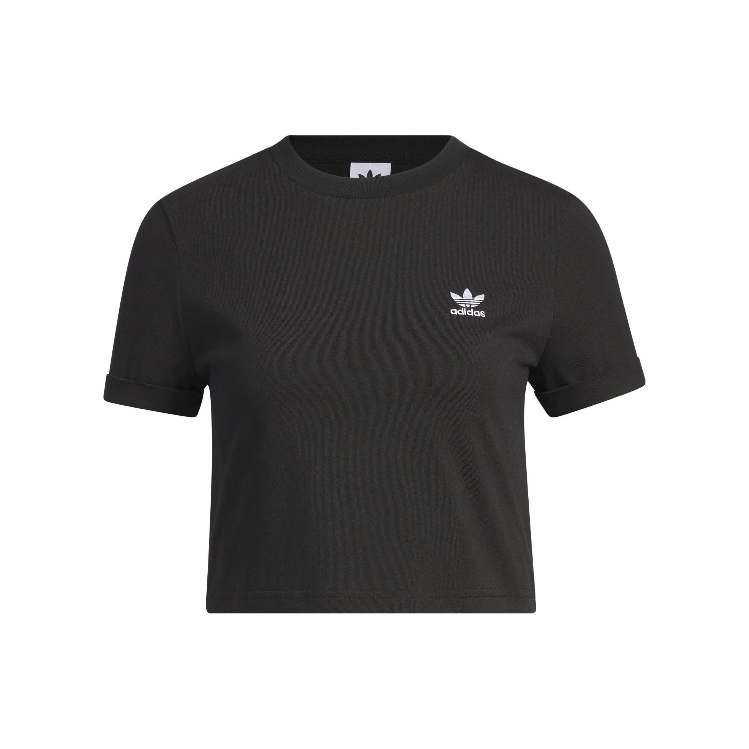 (WMNS) adidas Adiclub Crop Top Asia Sizing Black Women s IP1795 S