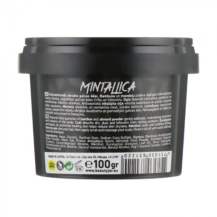 Mintallica Beauty Jar Cleansing Scrub Shampoo 100 G