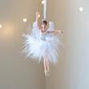 Dance Theme Ballet Princess Hanging Ornament Cute Xmas Girl Decorations  Wedding Decor
