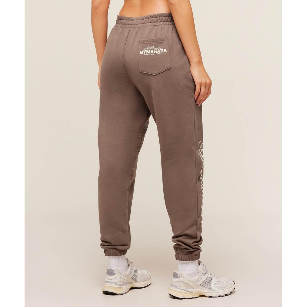 Gymshark All Seasons Graphic Jogger Soft Brown B5b5b Nbzv