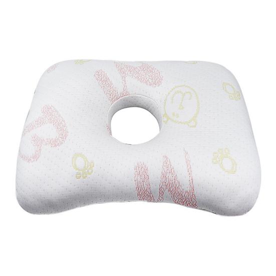 Side Sleeping Pillow with Ear Hole Ergonomic Ear Piercing Friendly Pillow Machine Washable Pillow for Ear Pain Relief