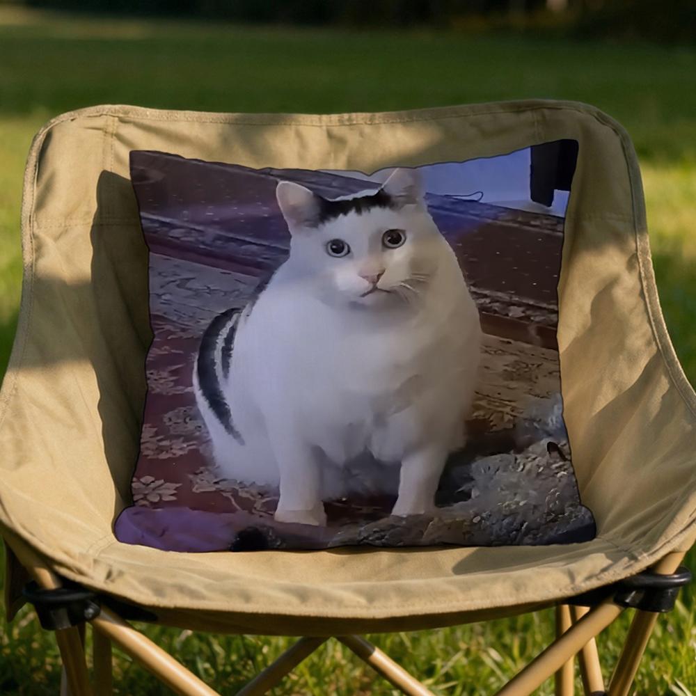 

Pet Cat Funny memes Cushion Cover Soft Reversible Durable Pillow Cover MultiScene Use for Home Car Daily Comfort 30x30cm