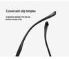 Unisex TR90 Anti-Blue Light Glasses Frame - Street Style, Double Bridge, Flat Lenses
