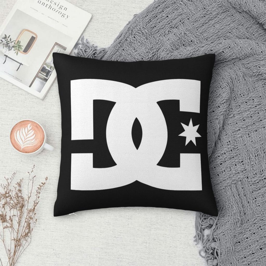 DC Shoe Co Fronha Quadrada Capa de Almofada Almofada de Encosto para Casa Quarto Carro