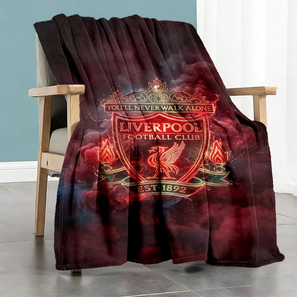 Liverpool Football Blanket Soft Cozy Great For Office Picnics Bedding For All Occasions Warmthful Decor Birthday Christmas Gift Blanket