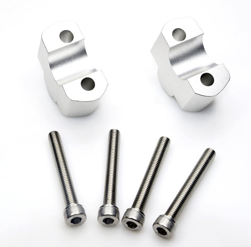 Compatible BMW G310GS/G310R Handlebar Riser Adapter - Aluminum-Magnesium Alloy