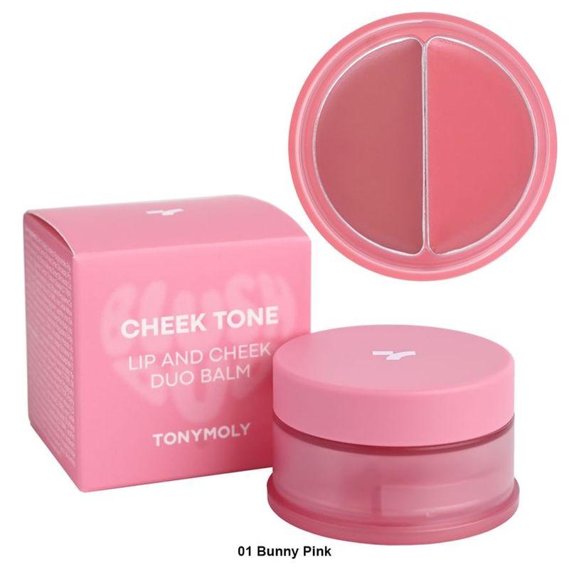 TONYMOLY - Cheek Tone Lip And Cheek Duo Balm - 9 Colors