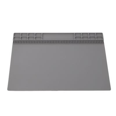 Watch Repair Mat Rubber Soft Watchmaker Screw Position Work Pad Anti Static Slip Proof for Watchmakers Organizing Grey