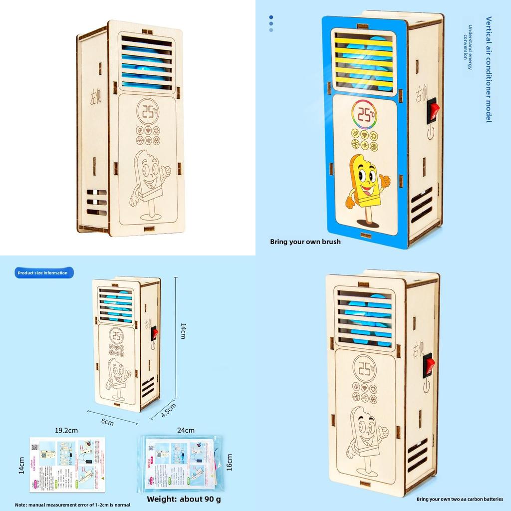 Science Experiment Diy Air Cooler Model Kit For Kids Educational Stem Learning