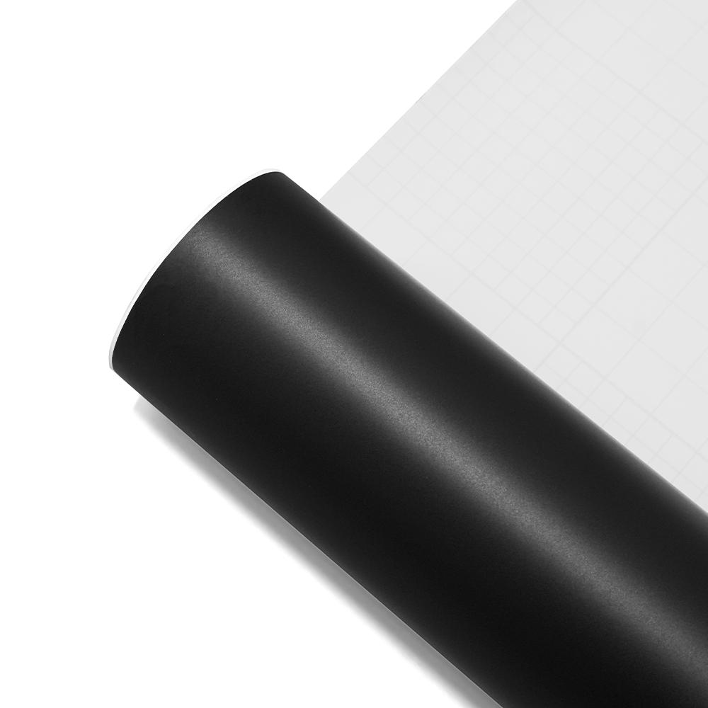 Premium Matte Black Vinyl Car Wrap Film Sticker Vehicle Decal Body Trim Auto Decoration Film Air Bubble Free Paper Based Package 0.5mx1.52m матовый черный