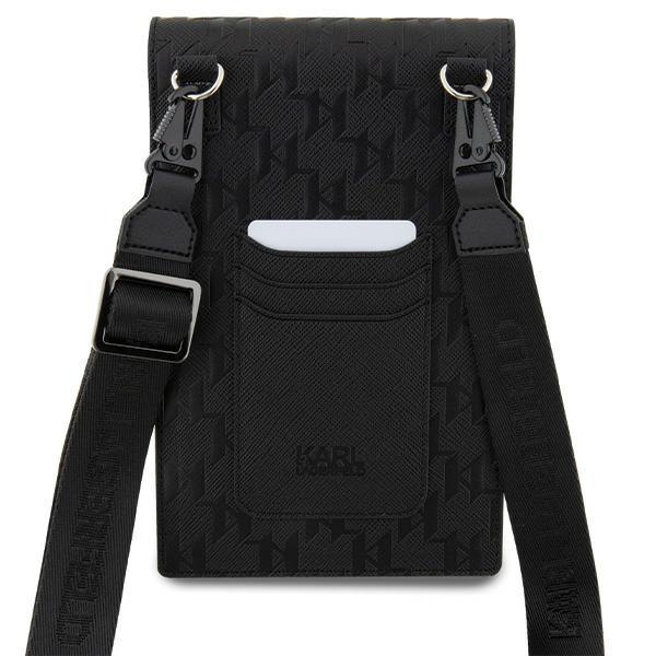Karl Lagerfeld Borsa KLWBSAKHPKK nero/black Saffiano Monogram Iconico