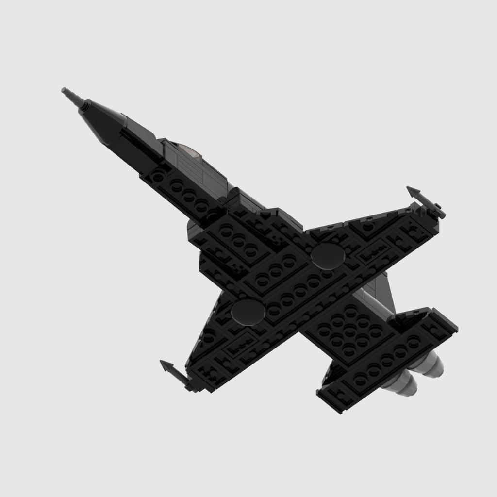 MOC Stavebnice MiG-28 Film Fiktivní nepřátelská letka F-5E Model letadla Vojenská řada 143ks Sestavovací hračka z kostek