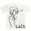 Lain Graphic Print Autumn Cotton Unisex Tshirt Short Sleeve Street Fashion Trend Clothing Street T Shirt Women Women Clothing