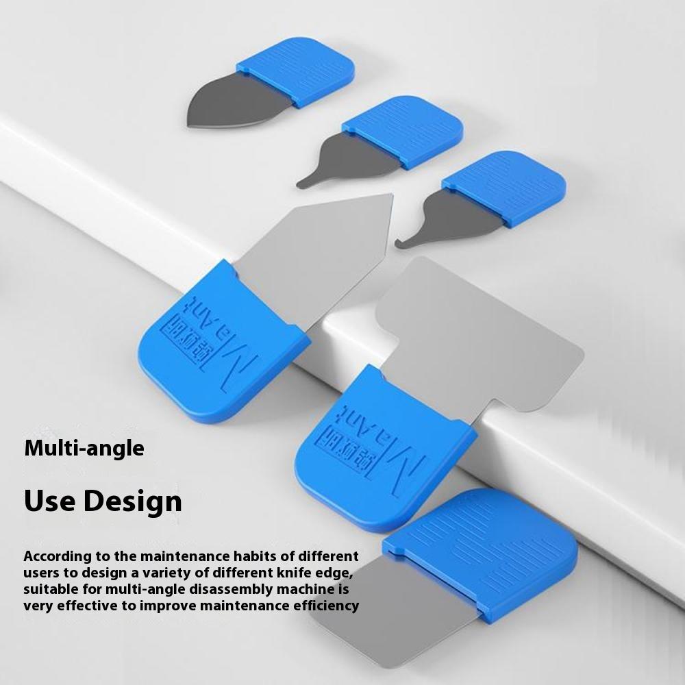

MAANT MY-118 6 in 1 Metal Steel Opening Pry Tool Ultra Thin Phone Battery Glue Removal Blade Set Type A