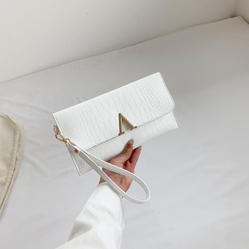 Stylish Black Pu Envelope Clutch Bag For Women Fashionable Summer Accessory