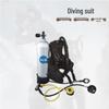 SPSR 11.1L Scuba Tank Set with Single Gauge