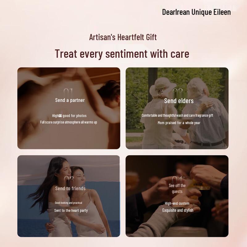 Dear Irean Night Cherry Blossom Romantic Fragrance Wash & Care Gift Set