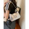 Classic Red Women Wedding Bags  Fashion Patent Leather Shoulder Underarm Bag Solid Color Lady Handbags