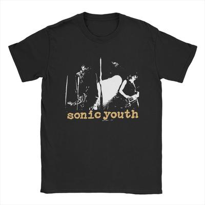 Pánske tričko Sonic Youth Fun 100% bavlna Krátky rukáv Okrúhly výstrih Vrchné diely Leto