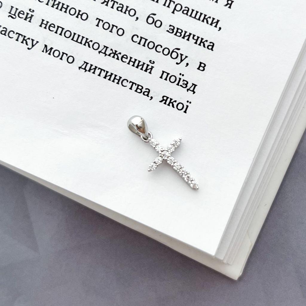 Silver Cross with Cubic Zirkonia (2143994)