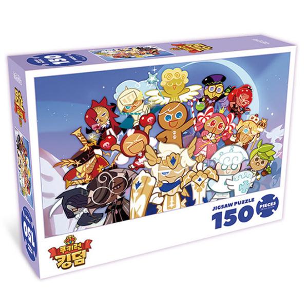 Daewon&Book Cookie Run Kingdom Floating Castle Jigsaw Puzzle, 150 Pieces, Mixed Colors Jigsaw Puzzle, Childrens Games, Korean Educational Toys