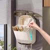 Kitchen Utensil Organizer Wall Mounted Cutlery Holder Kitchen Wall-Mounted Shelf Organizer With Dustproof Cover For Tableware