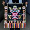 Tibetan Buddhist Temple Supplies Embroidered Three Eye Protective Tablecloth Table Cover Hanging Curtain Fabric Decorative Items
