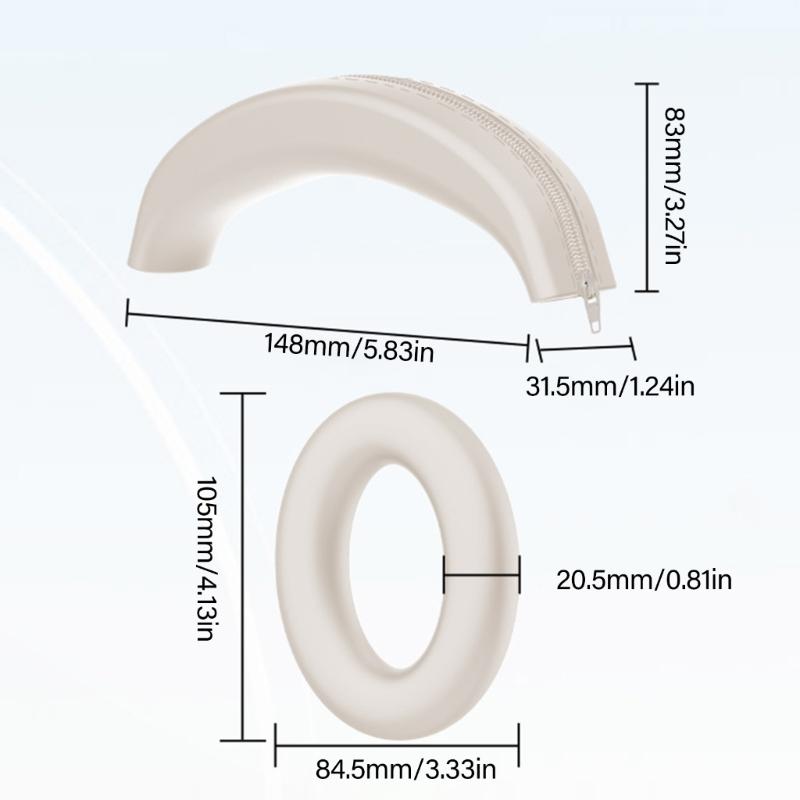 Silicone Headphone Cover For QC35/QC45 Headphones Protective Case Headphone Cushion Headbeam Cover Replacement