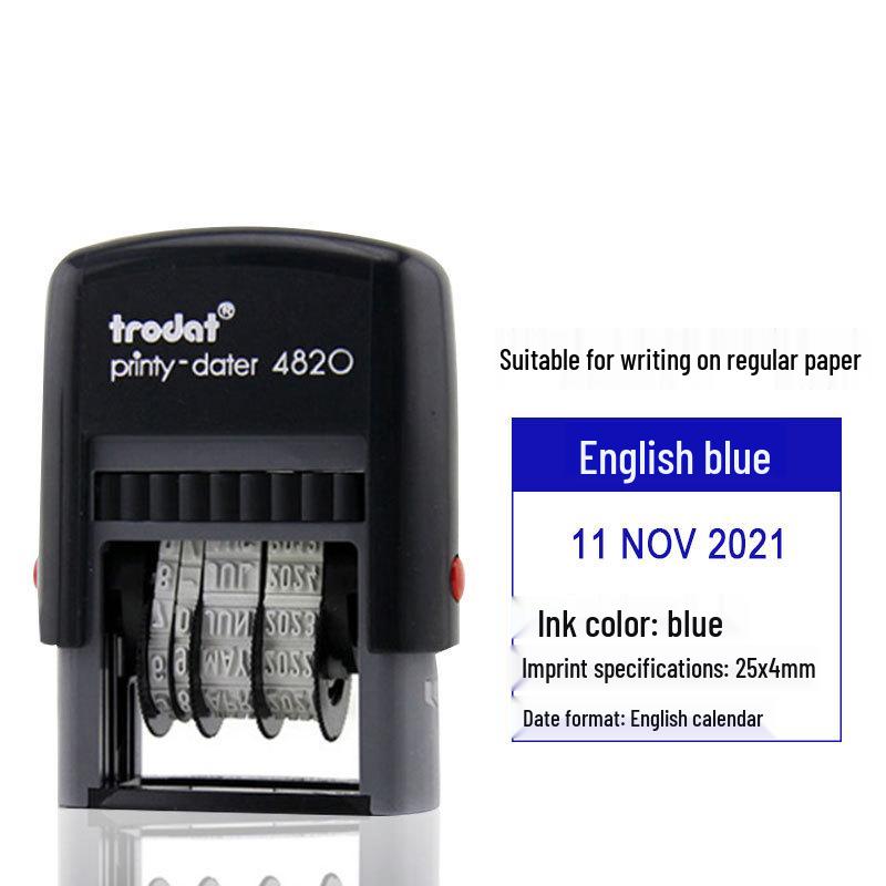 Zhuoda 4810 Automatic Adjustable Date Stamp with Ink Dispensing