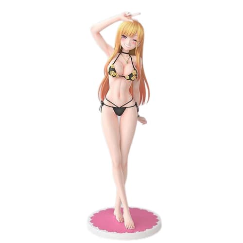 VCTFGHJQ 23cm My Dress Up Darling Kitagawa Marin Swimsuit Ver.PVC Environmental Action Figure Anime Collectible Model Statue Toy Figure Gift
