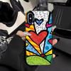 Artist R-Romero B-Britto Phone Case For IPhone 17 Air 16 E 15 14 Plus 13 12 11 Pro Max Colored Silver Cover