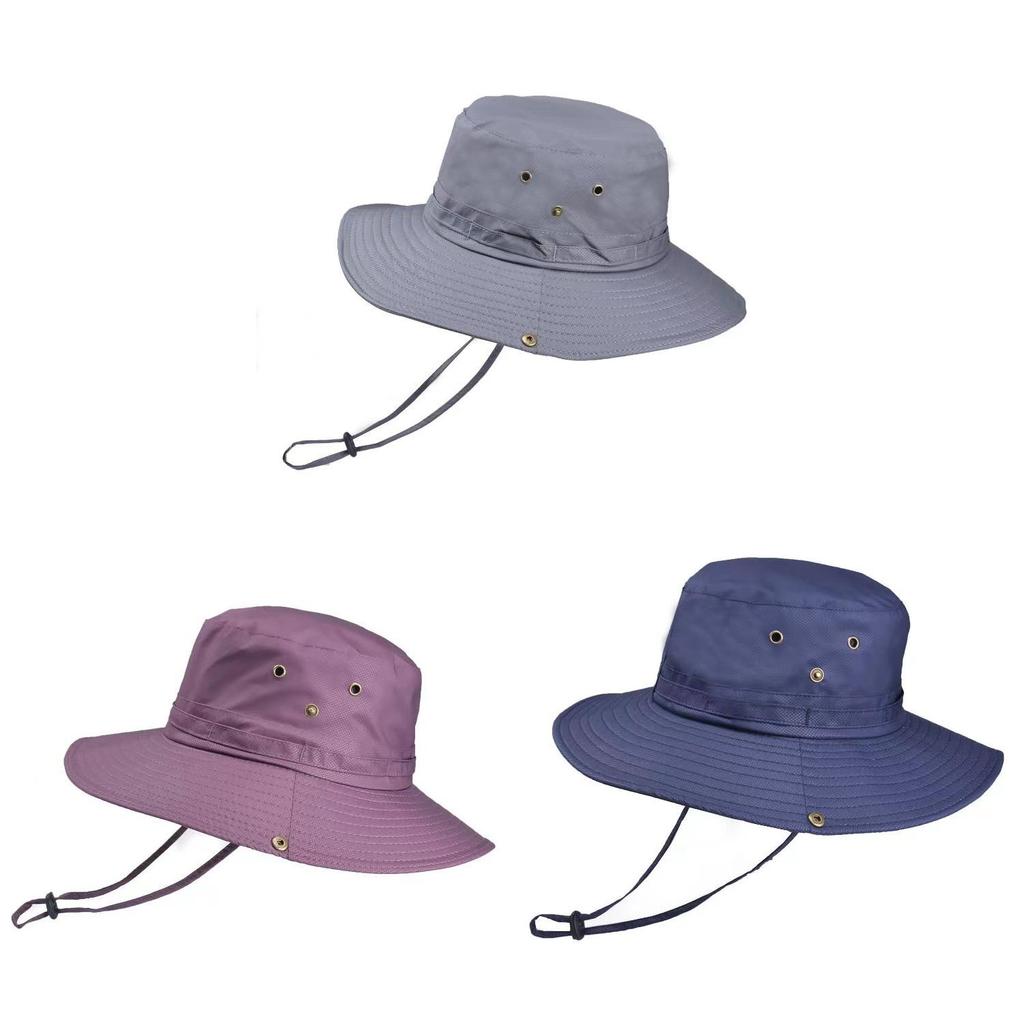 Summer Foldable Sun Hat With Wide Brim For Outdoor Fishing And Travel